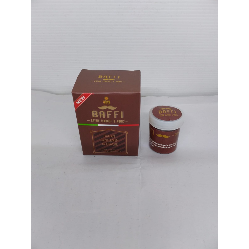 Baffi Cream Original Penumbuh Jenggot dan Kumis 20gr BPOM