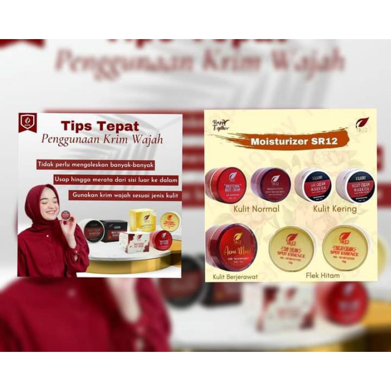 CREAM WAJAH (SIANG & MALAM) SR12