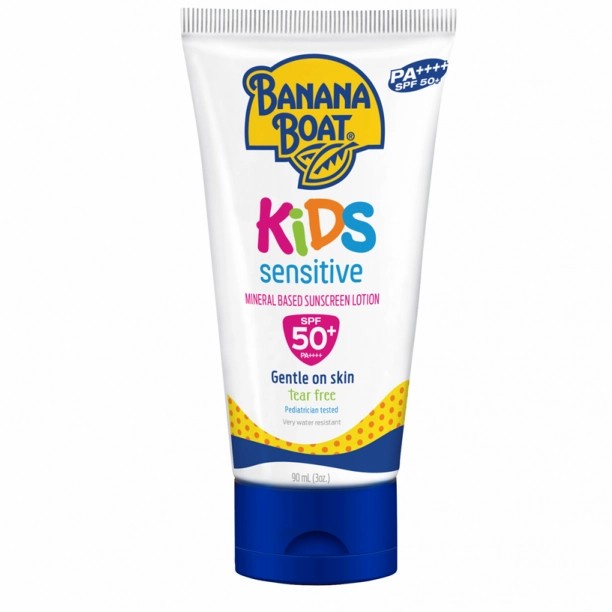 Banana Boat Kids Sensitive Sunscreen Lotion SPF 50+ PA+++ 90 ml 90ml