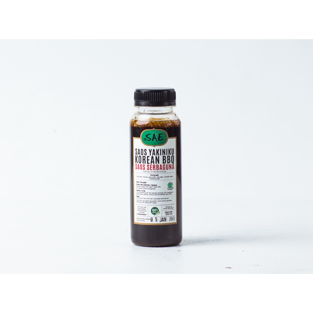 

SAE Yakiniku / Saus Yakiniku BBQ Wijen / Original & Pedas / HALAL / 250ml