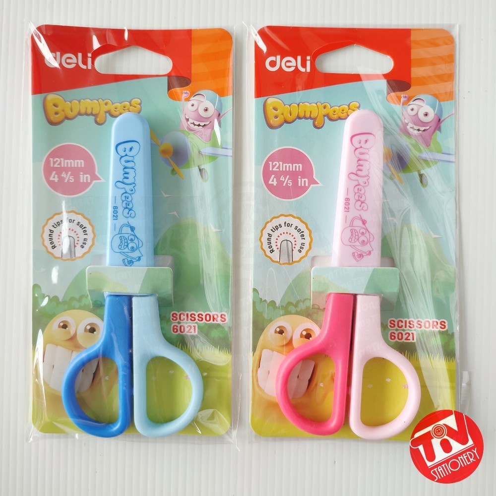 

Gunting Anak Deli 6021 Bumpees 121 mm Round Tip + Cover