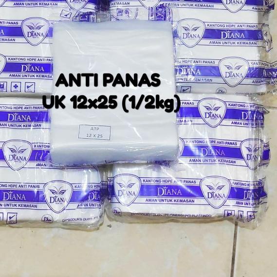

Plastik Anti panas uk 12x25 (1/2kg) isi 5 bks, plastik Tahan Panas