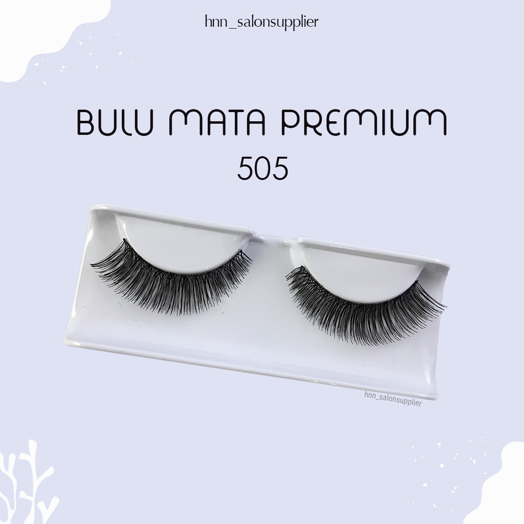 505 Bulu Mata Palsu Handmade Fake Eyelash Eye Lashes Lash Artifivial Belle Eyelashes