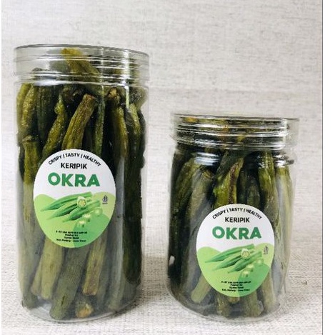 

Xpresstemil Keripik Okra Premium Kemasan Hemat 750ml 1000ml