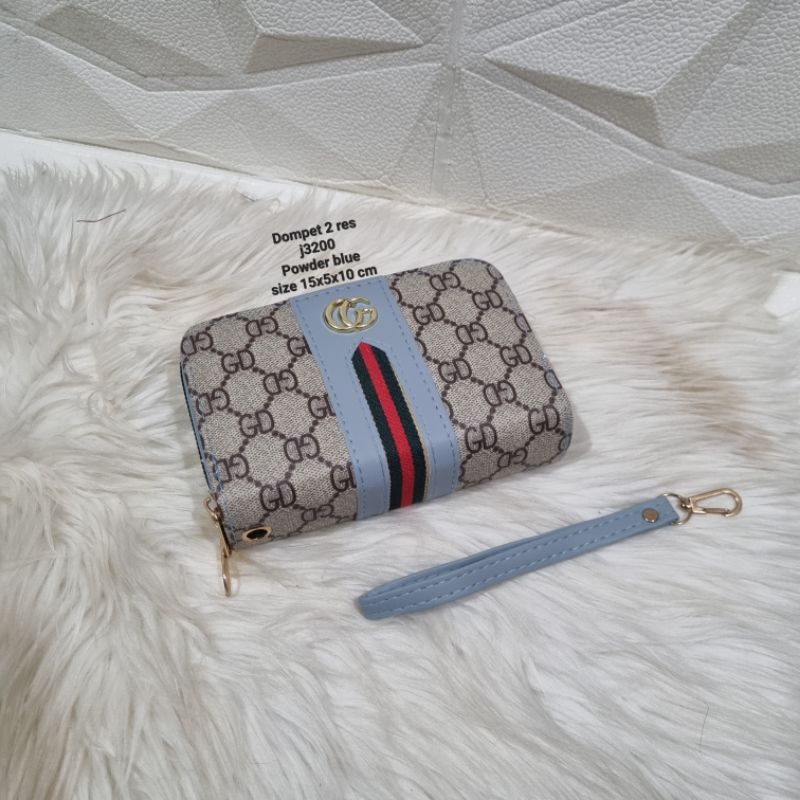 Dompet Import Wanita 2Resleting Kode J3200