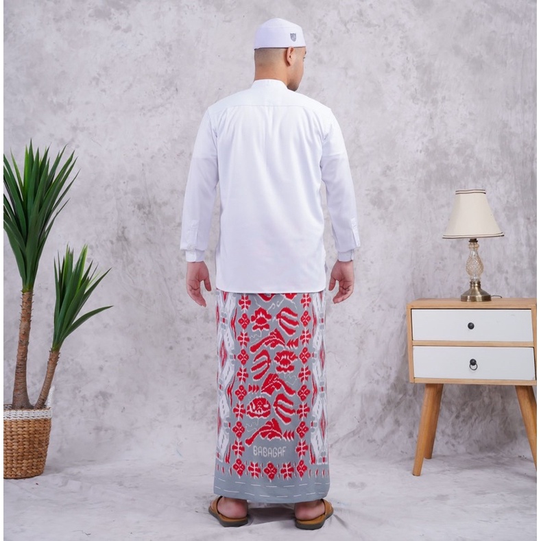 Sarung Goyor Printing Super Babagaf Motif C Sarung Rayon Pria Dewasa Fashion Muslim Sarung Santri