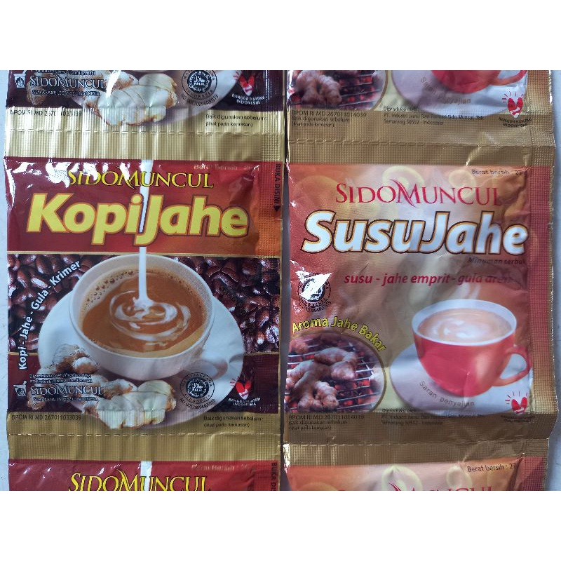 

Sidomuncul kopi dan susu jahe 1 pcs