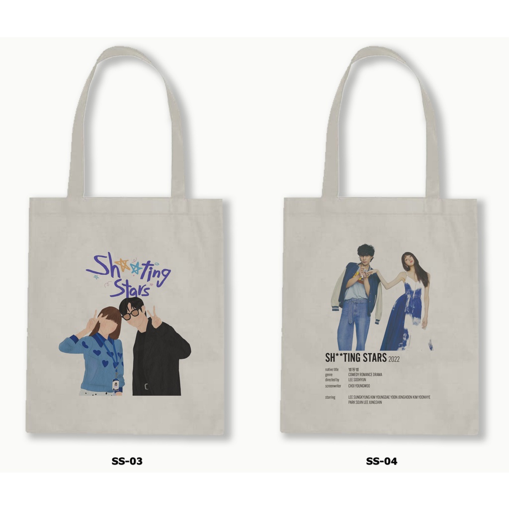 TOTE BAG BLACU - SHOOTING STARS / DRAKOR / KDRAMA