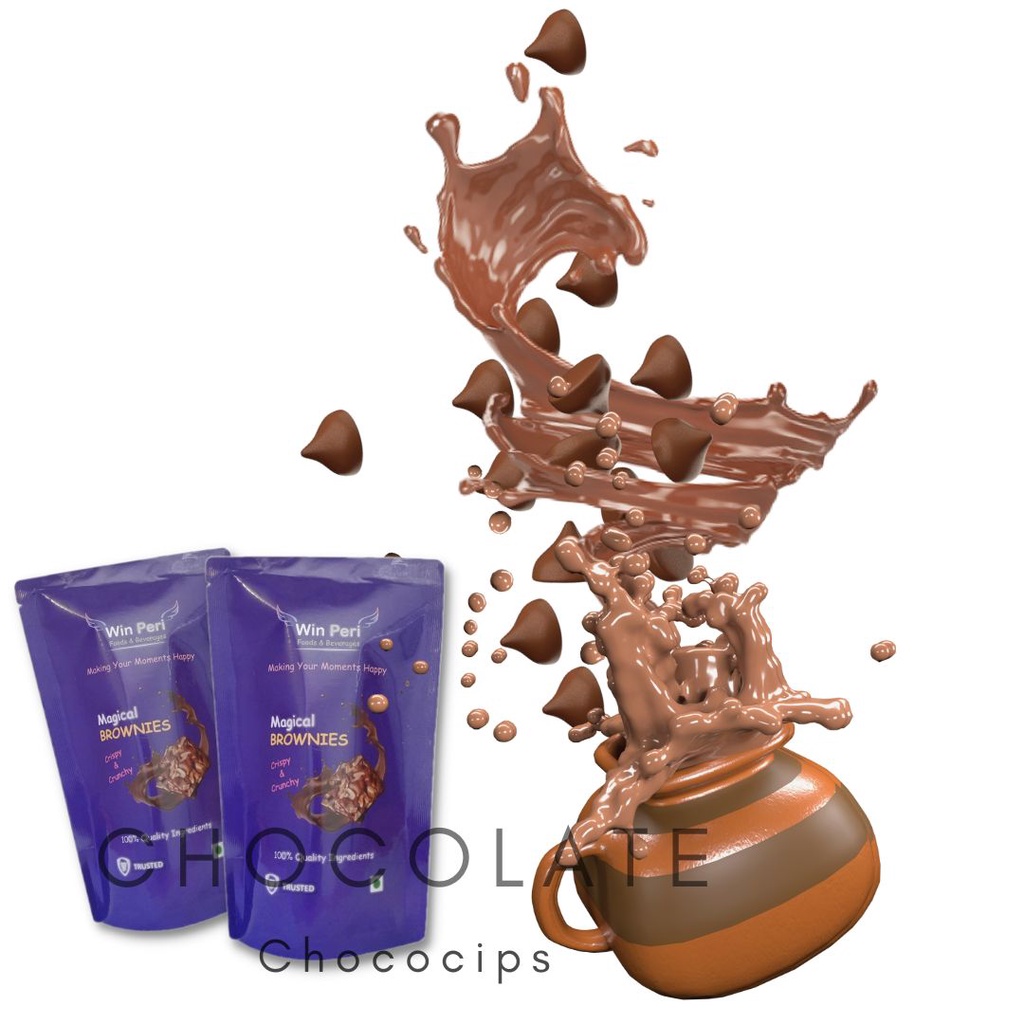 

WinPeri Brownies / Bronis Kering/ Keripik Bronis / Brownies Crispy / Bronis Rasa Chococips / 60 grm