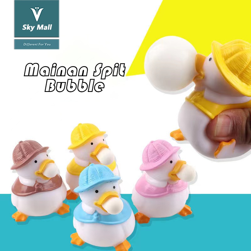 【WZ014】Mainan Bebek Spit Bubble Gaon Xdinary Heroes Pop It Squishy Karakter Karet Silikon/Mainan Duck / Mainan Bebek / Mainan Karakter