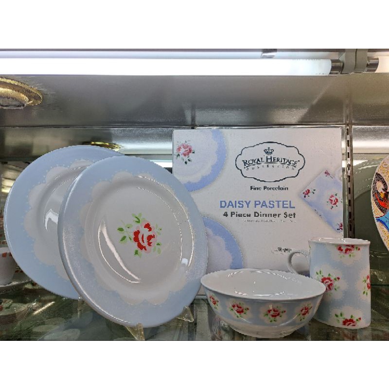 Dinner Set Royal Heritage Porcelain/Piring Makan Set/Piring Set Christmas Hampers/Parcel Natal