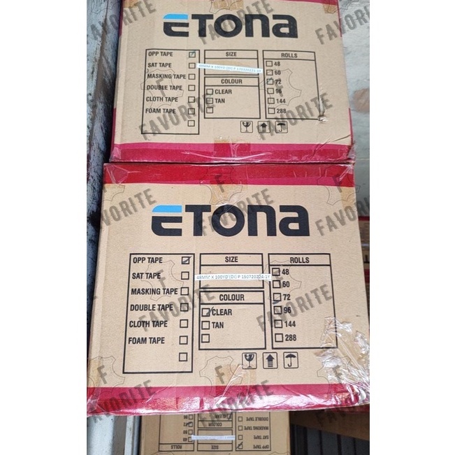 LAKBAN ETONA BENING 48MM ISI 100YARD PERROLL UNTUK HARGA DUS LEBIH MURAH !!