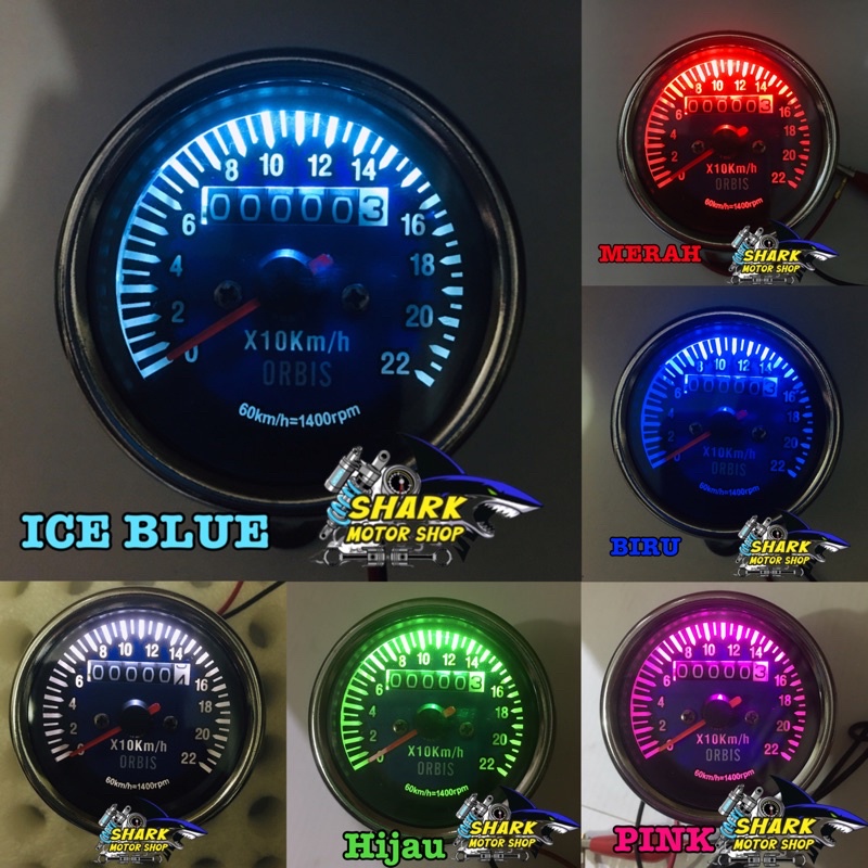 speedometer kilometer KM jarum LED kilometer jarum