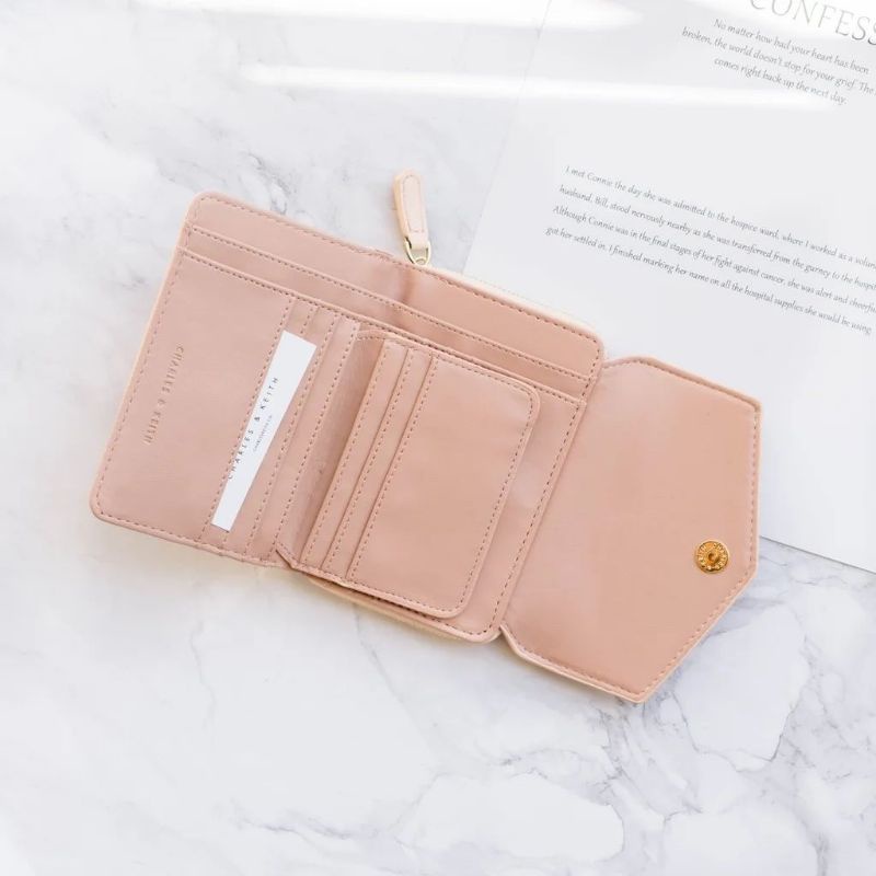 CK Small Envelope Wallet / CK Envelope Short Wallet / CK Stitch Trim Envelope Wallet