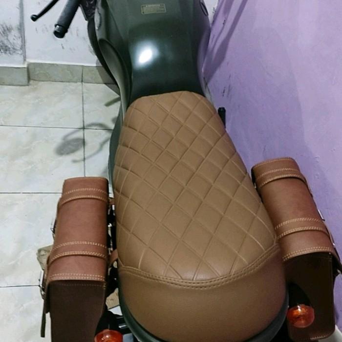 Tas classic motor / tas samping motor / tas kulit motor