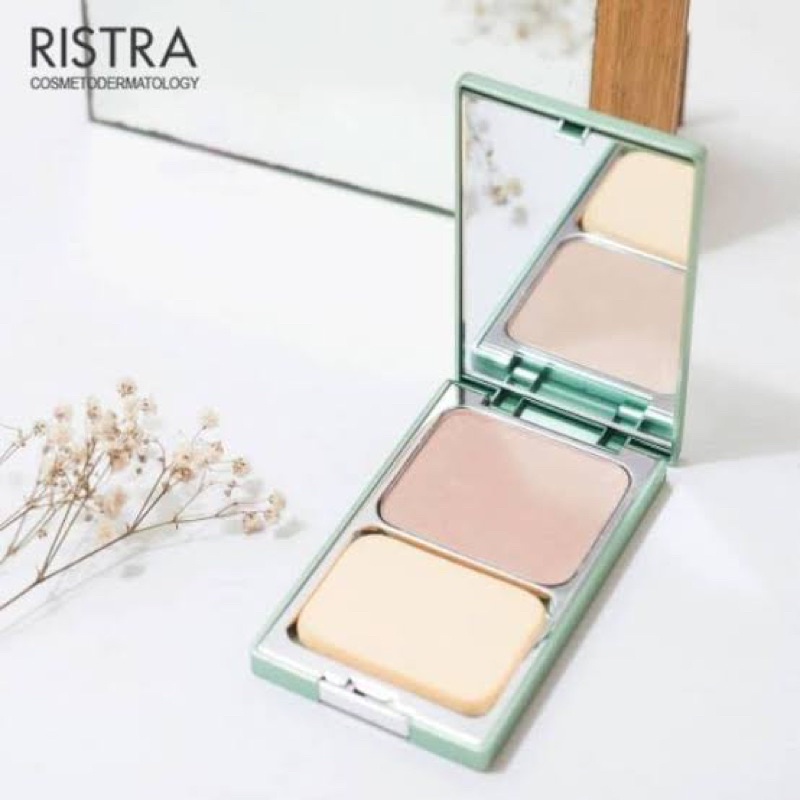 Ristra Powder Dual Compact - Soft Beige - Natural Light - Beige Glow