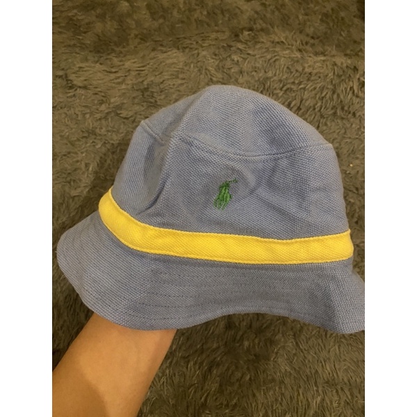 Topi bucket hat baby polo ralph lauren original