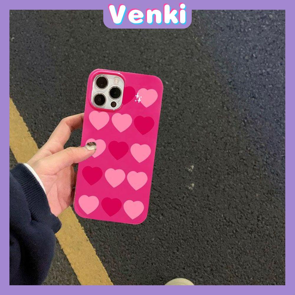 iPhone Case For 14 Series TPU Soft Case Sweet Style Glossy Full Screen Of Love Rose Pink Candy Case Camera Protection Shockproof For iPhone 14 13 12 11 Plus Pro Max 7 Plus X XR