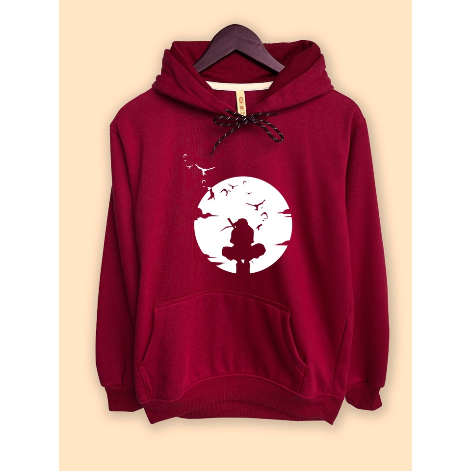 jaket hoodie premium desain naruto uchiha itachi