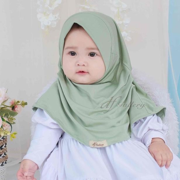 Langsung Atc Jilbab Anak Ayra - Jilbab Hijab Pashmina Anak Bayi Instan Perempuan 1 2 Tahun Jersey SD
