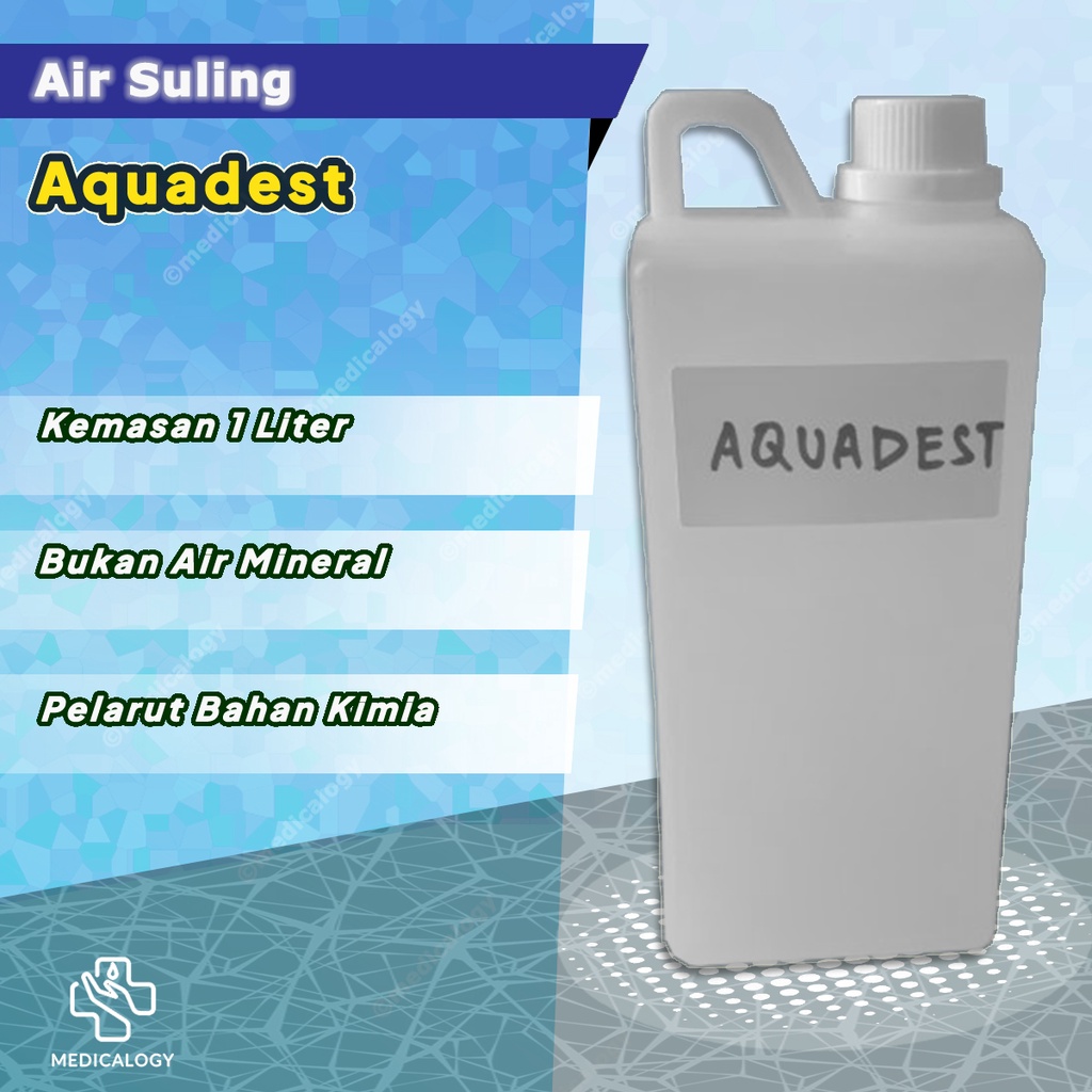 Aquadest Kemasan 1 liter