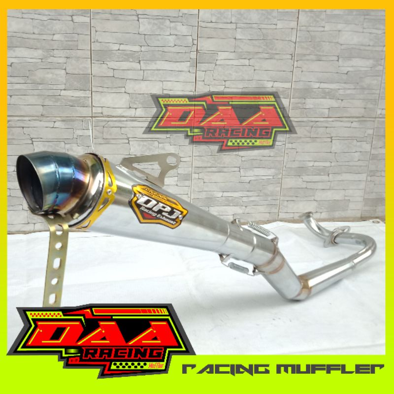 knalpot matic racing DPJ Blue mio beat vario scoopy xride soul gt fino genio spacy