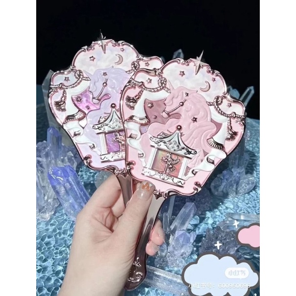 Flower Knows make up mirror unicorn hand mirror