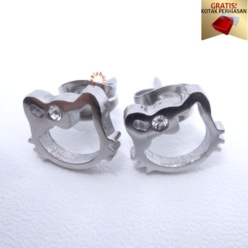 PROMO Gratis Kotak Perhiasan dan Bonus Anting - Kalung Titanium Anti Karat Cutie Frame Kalung Wanita Rantai Pecah Kopi Model Terbaru - Lovelybutik