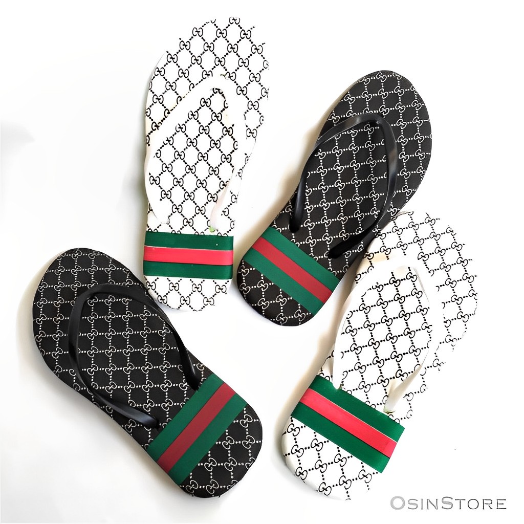 SENDAL JEPIT SPON  MOTIF GUCCI  TERBARU BISA COD BISA GROSIR TERMURAH