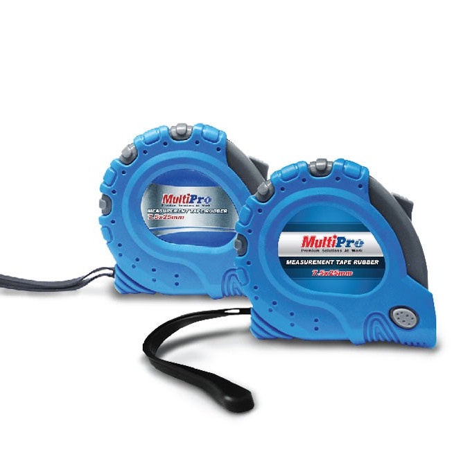 meteran multipro 7.5 meter measurement tape rubber 7.5x25mm BODY KARET