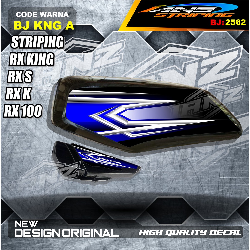 STICKER BODY MOTOR RX KING 2007 2004 2005 / STRIPING CUSTOM RX KING TERMURAH