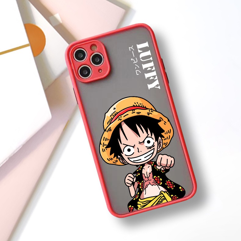PRINTING HYBRID Luffy Zoro Red Navy case iphone 6 7 8 SE 2020 2022 plus x xr xs max 11 12 pro max vivo Y21S Y33S Y21 2021 Y53S Y51 2020 s1 v9 v15 y12 y15 y17 4g y20 y20s y20i y12s y30 y50 y53 y91 y93 y95 y91c