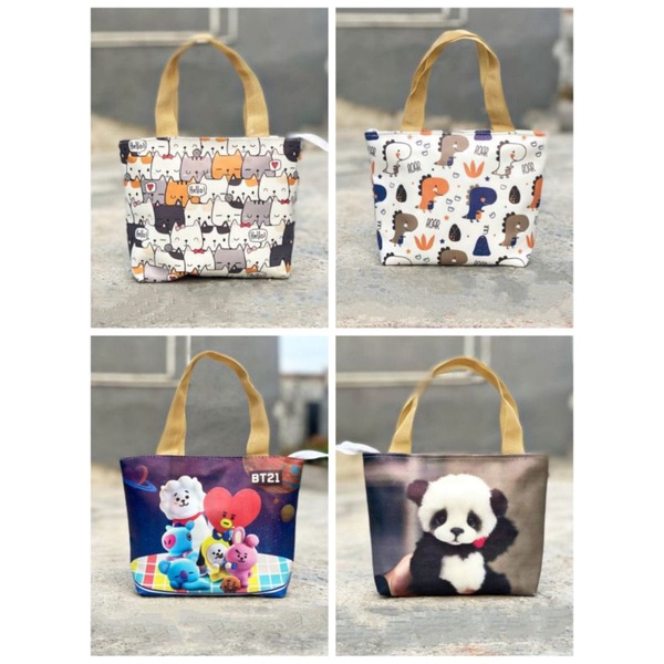 POUCH TENTENG MUNGIL TAS KOSMETIK PRINTING