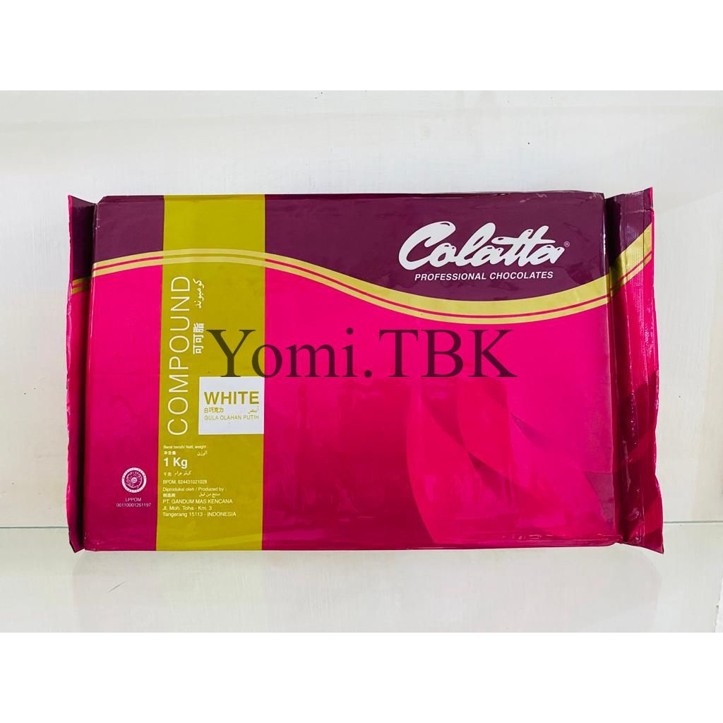 

COLATTA White Chocolate Compound/Coklat Putih Batang Colatta - 1kg