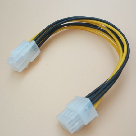 Kabel Power atx 4 pin female to 8 pin male motherboard cpu