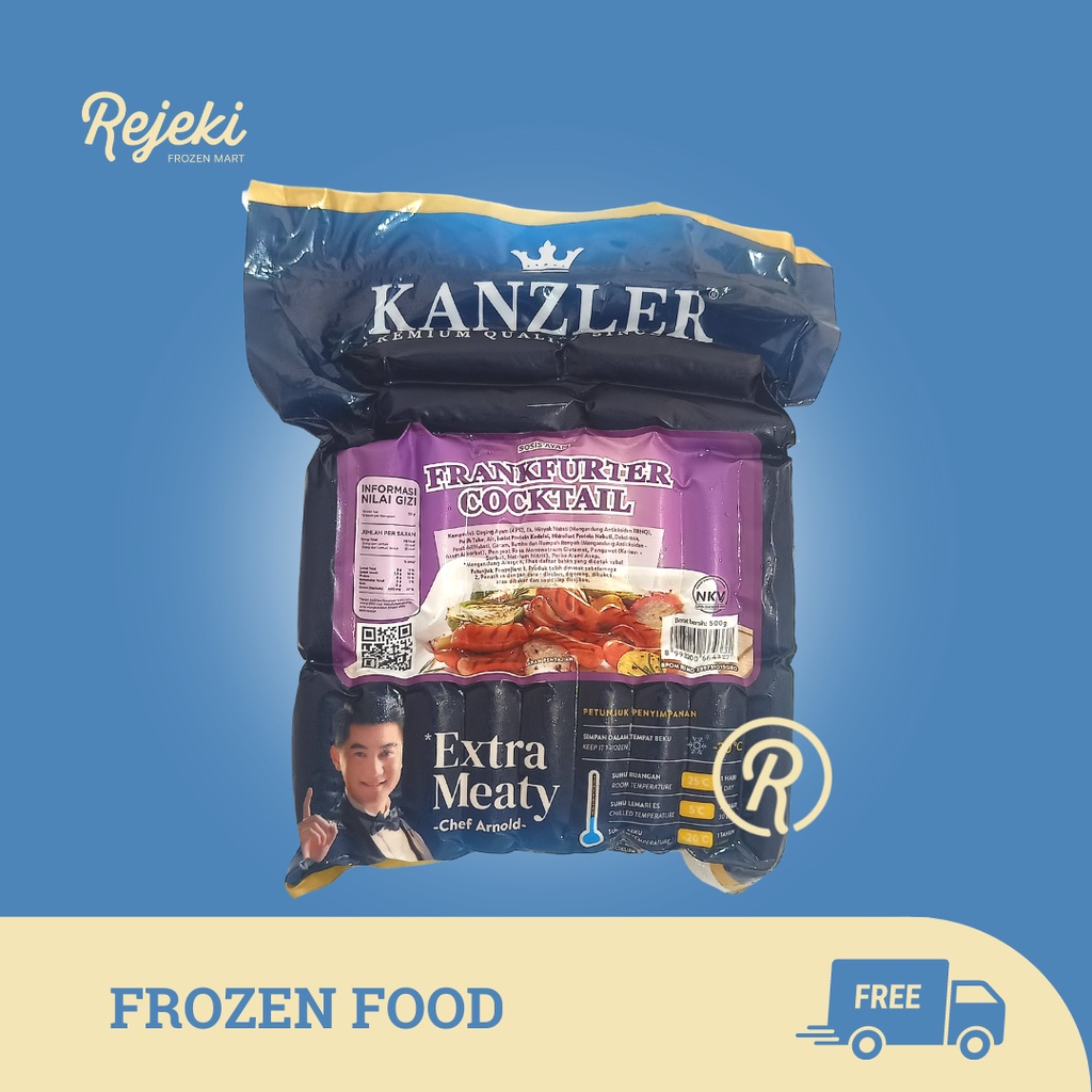 

Kanzler Frankfurter Cocktail 500gr - Rejeki Frozen Mart