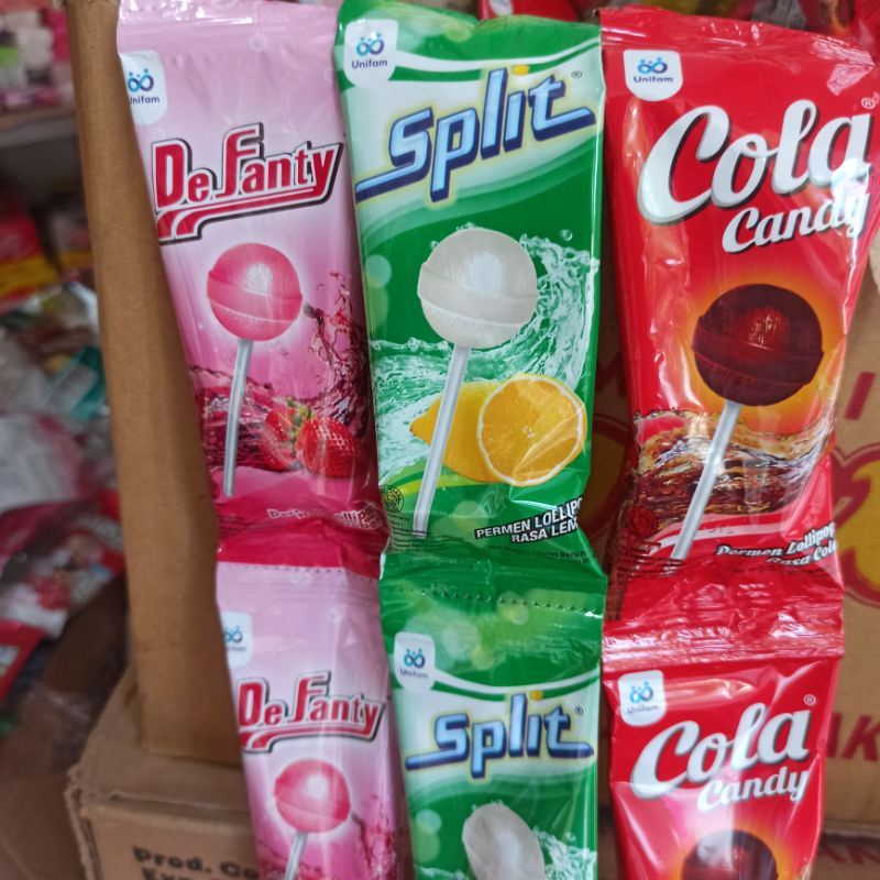 

Permen Split Defanty Cola candy isi 36