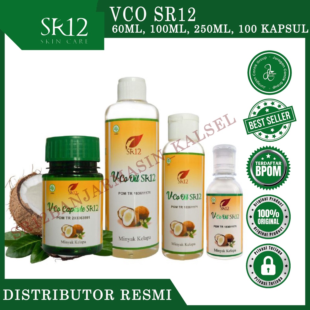 

VCO SR12 MINYAK KELAPA MURNI VIRGIN COCONUT OIL / VCO UNTUK KESEHATAN DAN KECANTIKAN