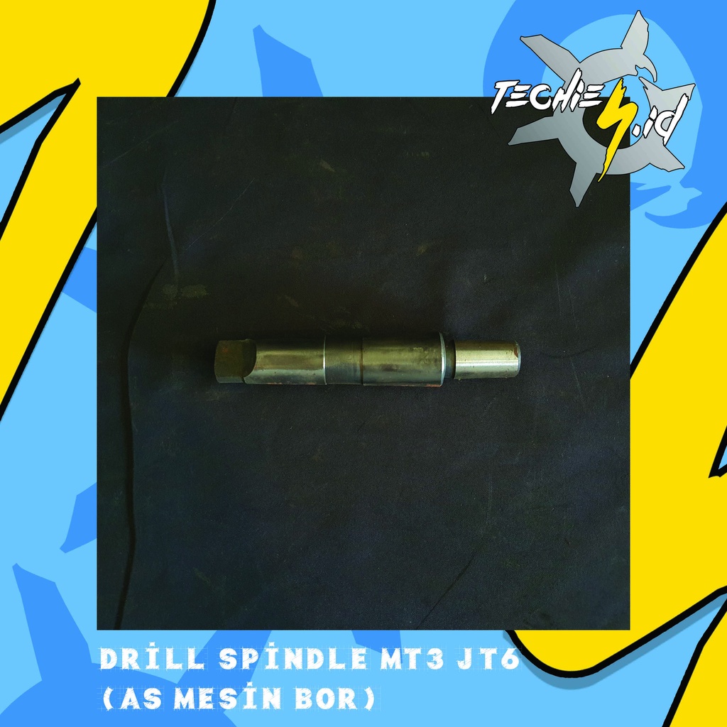 Drill Spindle MT3 JT6 (As Mesin Bor)
