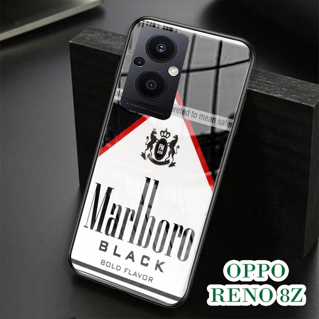Softcase Glass Kaca OPPO RENO 8Z - Casing HP OPPO RENO 8Z [ S63 ].