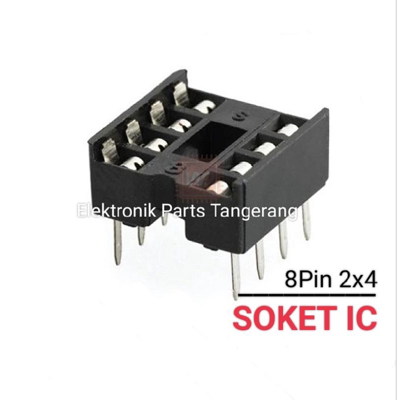 SOKET IC 8PIN 2X4 SOKET IC 2X4 8PIN SOKET IC 8 PIN 2X4 SOKET IC 8P SOKET IC 2X4 8 PIN