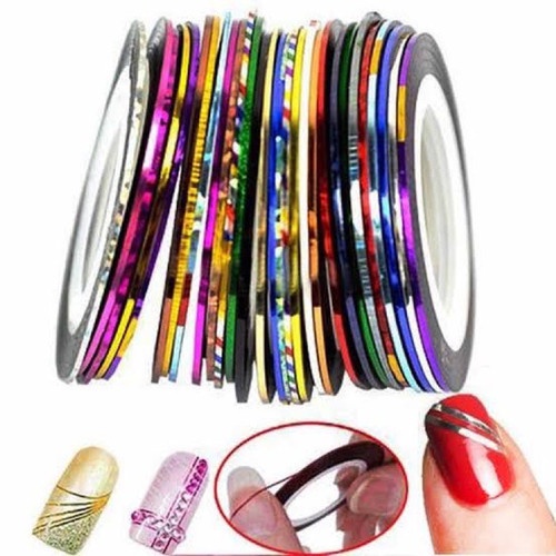 STRIPPING TAPE 0.5MM tipis nailart nail strip tape random
