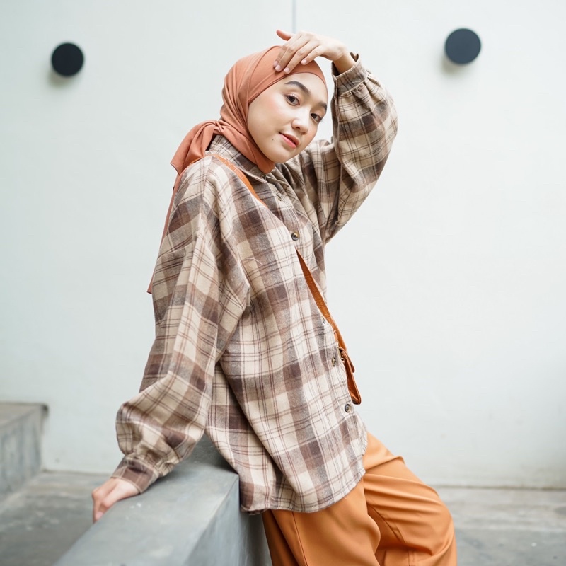 KEMEJA FLANEL /KEMEJA FLANEL WANITA / KEMEJA OVERSIZE /KEMEJA FLANEL PREMIUM TEBAL