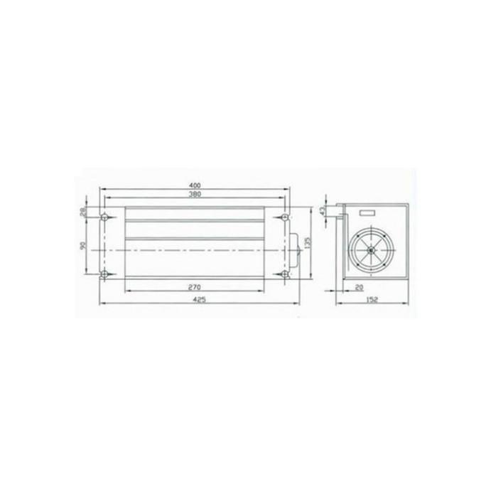 Elevator Cross Flow Fan / Fan Lift Elevator / Kipas Lift