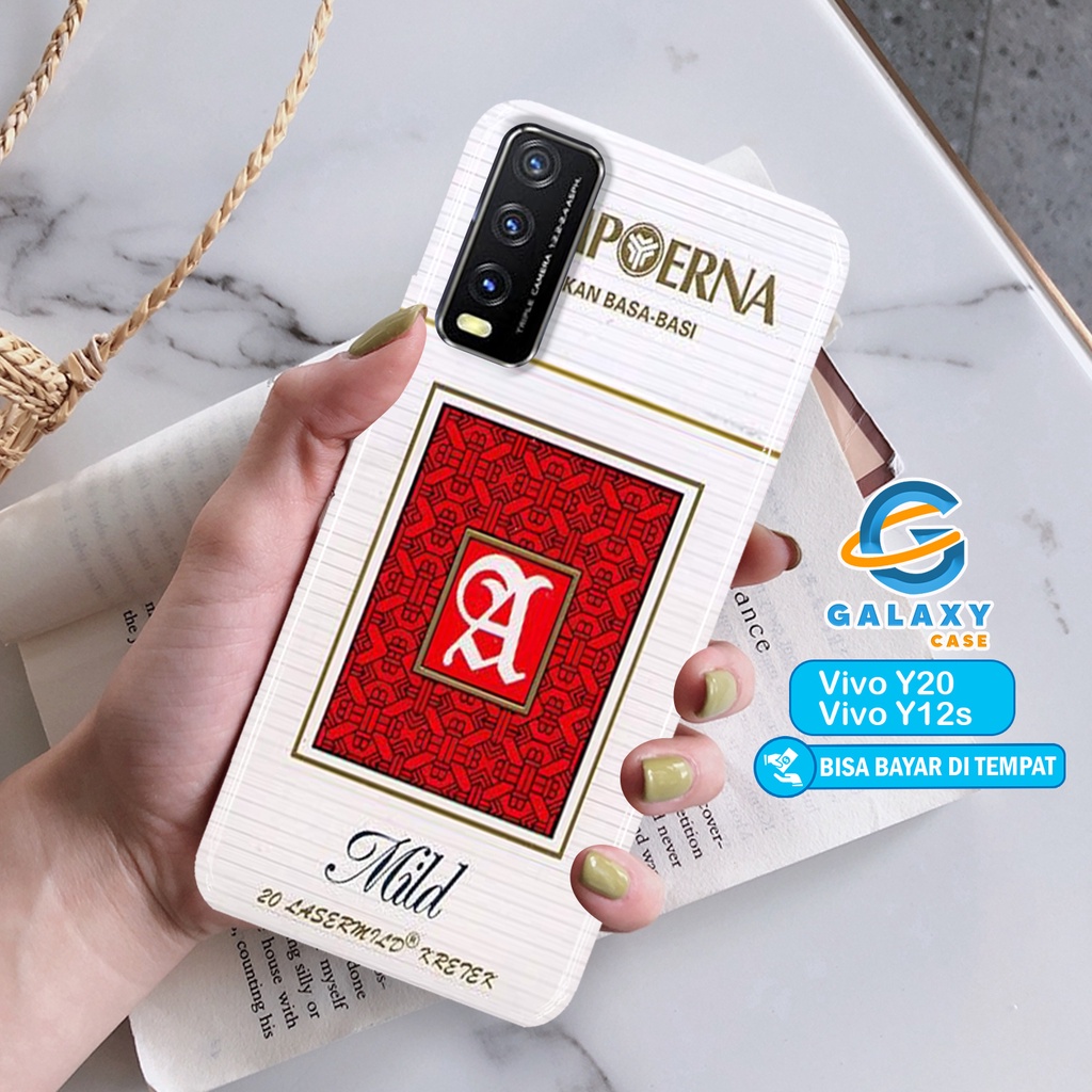 GalaxyCustomCase - Case Hp Vivo Y20 / Y12s - Case Rokok - Casing Hp Vivo Y20 / Y12s - Hardcase Fullp