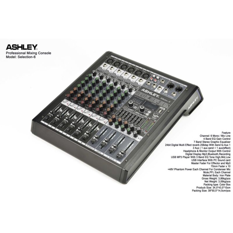 MIXER ASHLEY SELECTION 6 ORIGINAL