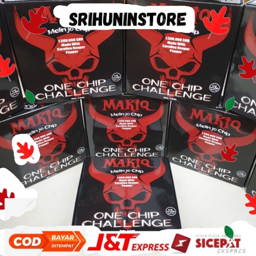 

Srihuninstore - Onechip Challenge Carolina Reaper Challenge Kripik Pedas Rasa Gurih Pedas Extreme 100% Makanan Halal