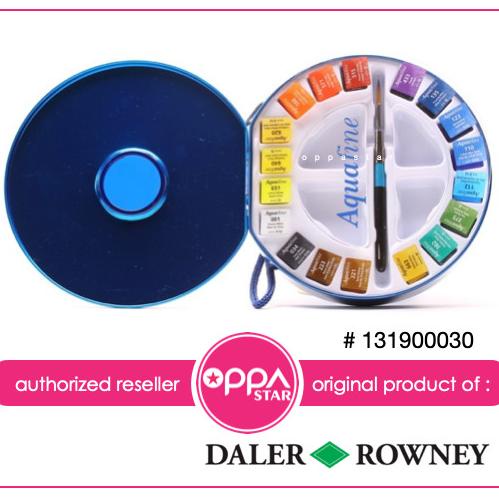 

Daler Rowney Aquafine Watercolor 18 Travel Set #030 - Cat Watercolour Non COD