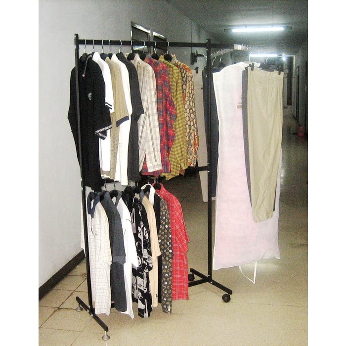 Rak Gantungan Baju Besi Gawang Kapstok