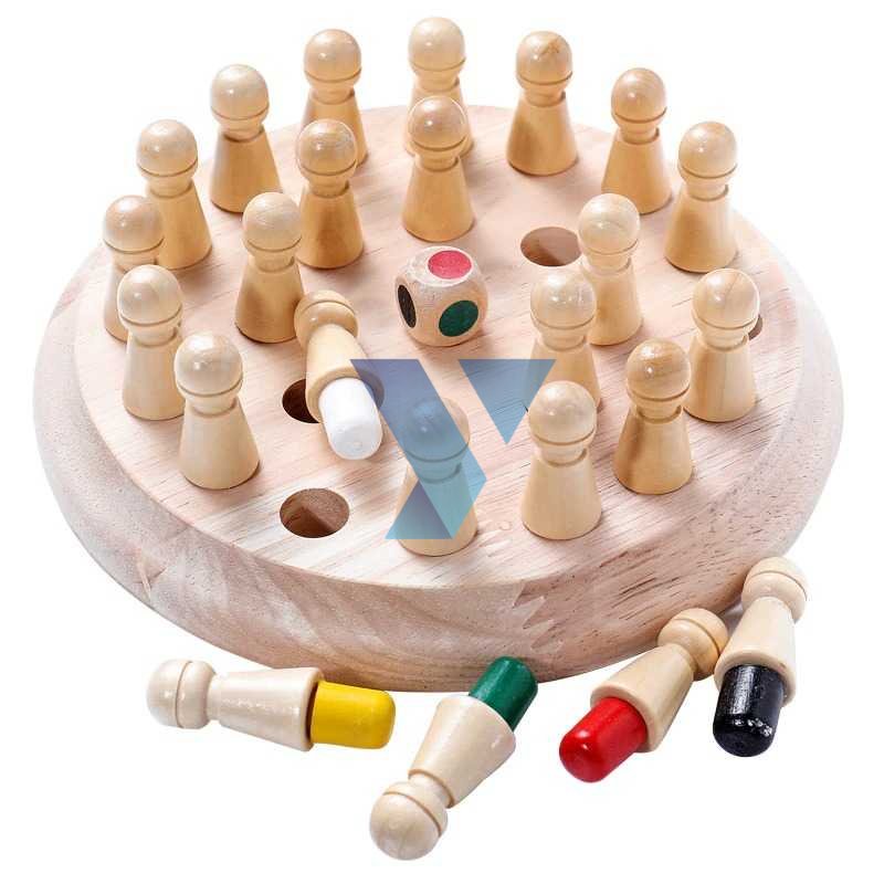 JKLMOON Board Game Mainan Anak Memory Match Color Stick - GGS-005 ( Al-Yusi )